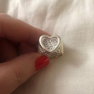 Silver 925 Ring with Heart